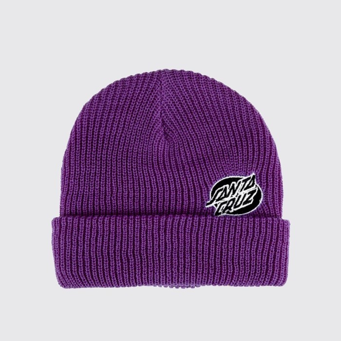 Santa Cruz Beanie Mono Lined Oval Dot