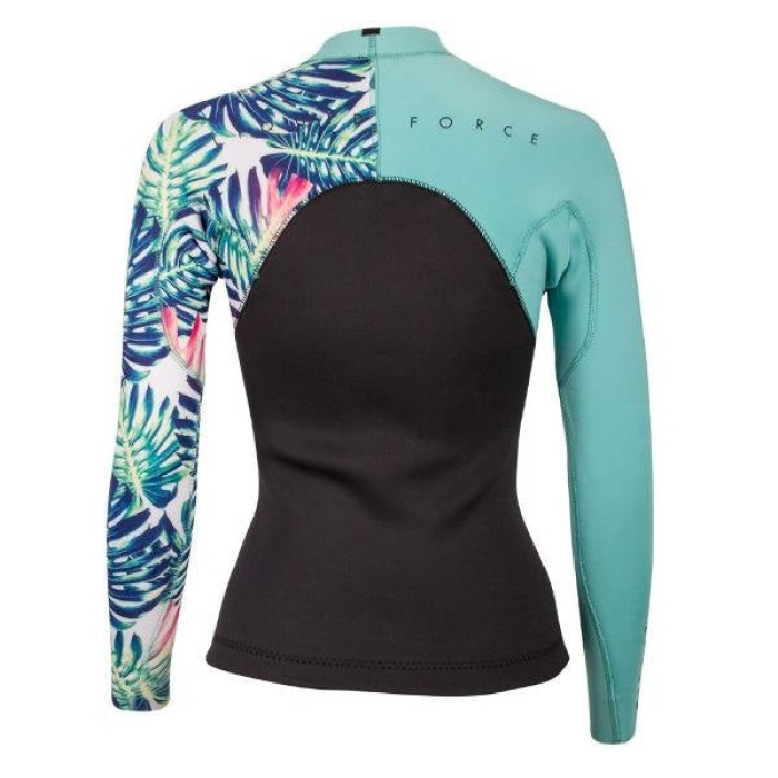Liquid Force Women's Long Sleeve Eco Neoprene Top Floral