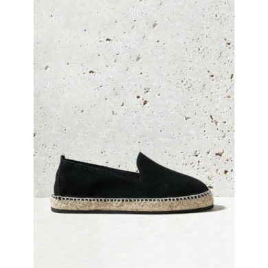 OAS Espadrilles Suede Black