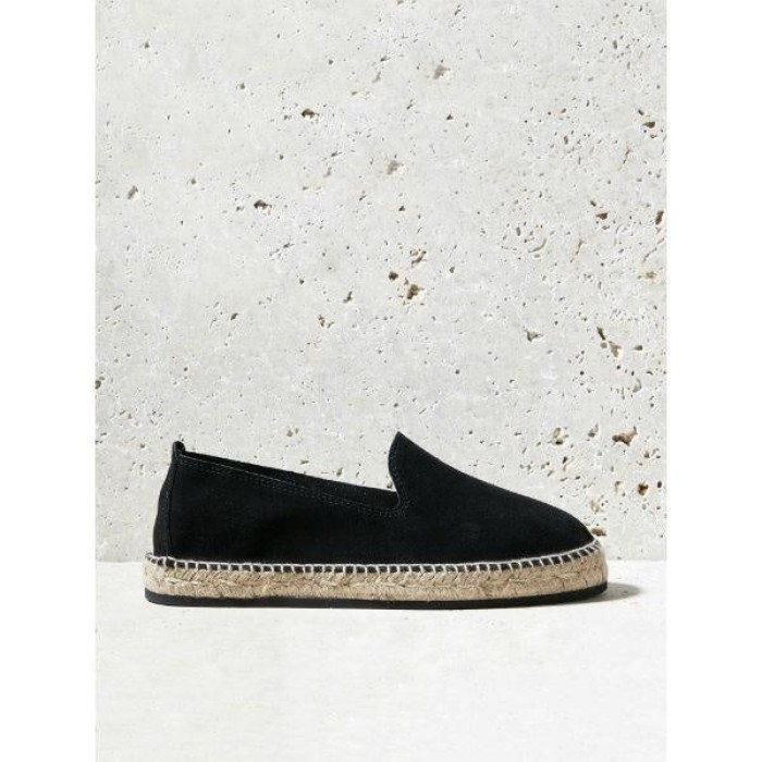 OAS Espadrilles Suede Black