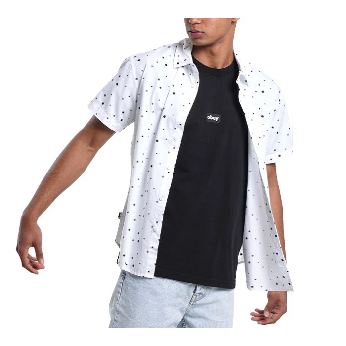 Obey Shirt Burst Woven 