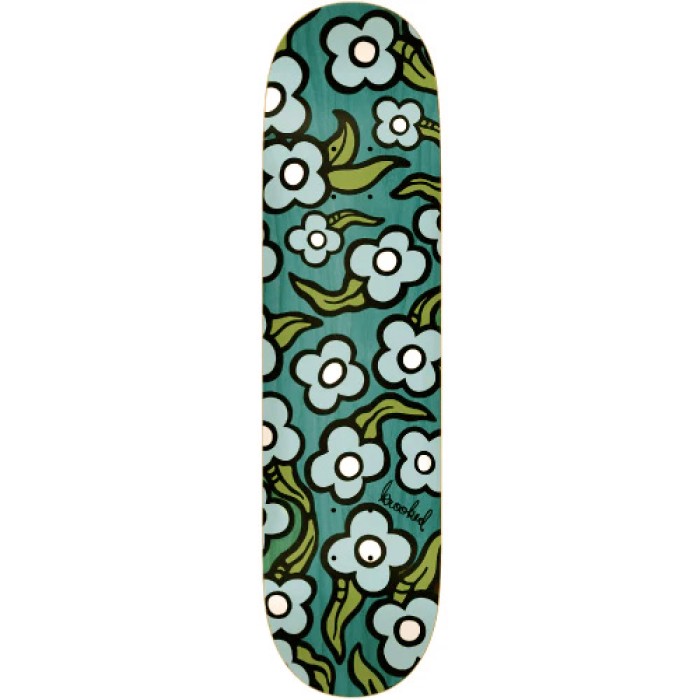Krooked Wild Style Flowers Skateboard Deck - Durable and Stylish SKATE