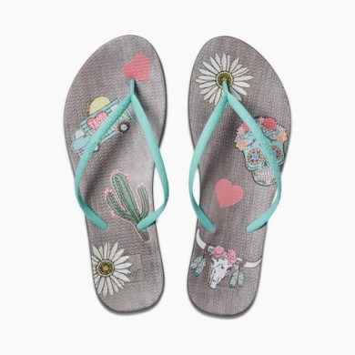 Reef Wms Flip Flops Escape Lux Prints