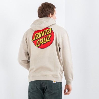Santa Cruz Men's Hoodie Classic Dot Chest 